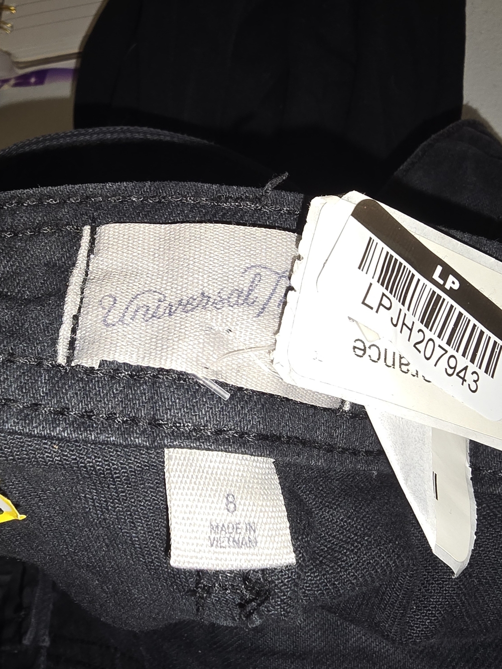 Universal Thread Overalls Black Wide Leg - Picture 4 of 5